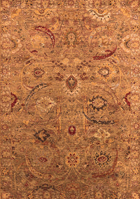 Oriental Orange Industrial Rug, urb2473org