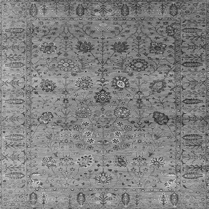 Square Oriental Gray Industrial Rug, urb2474gry
