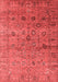 Oriental Red Industrial Area Rugs