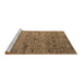 Sideview of Machine Washable Oriental Brown Industrial Rug, wshurb2474brn