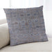 Lifestyle Image of Mid-Century Modern Urban Square Carbon Gray Throw Pillow, 18 inch by 18 inch, pwurb2474