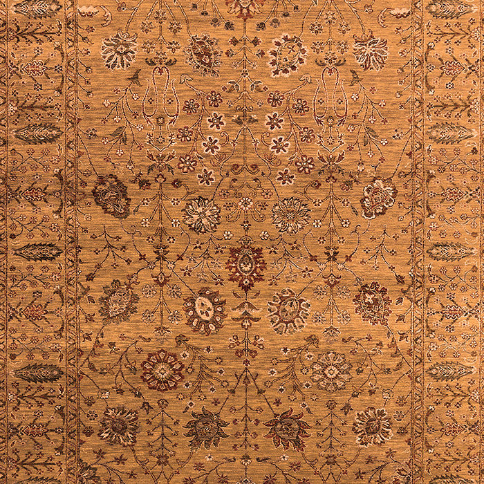 Oriental Orange Industrial Rug, urb2474org