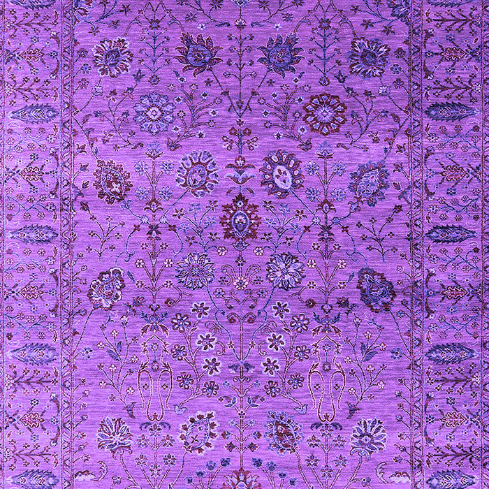 Machine Washable Oriental Purple Industrial Area Rugs, wshurb2474pur