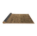 Sideview of Oriental Brown Industrial Rug, urb2474brn