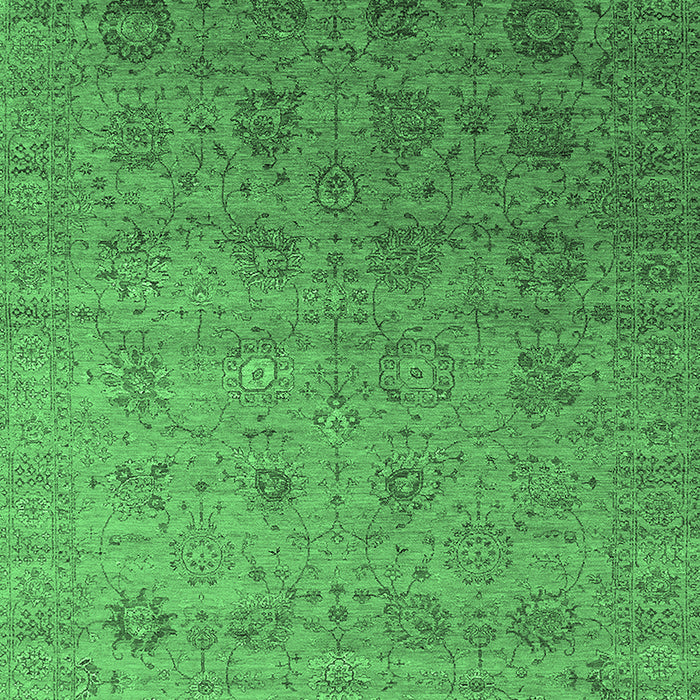 Oriental Emerald Green Industrial Rug, urb2475emgrn