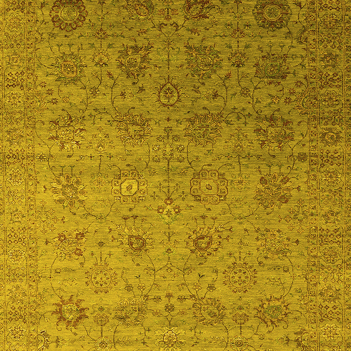 Oriental Yellow Industrial Rug, urb2475yw