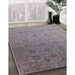 Machine Washable Industrial Modern Purple Rug in a Family Room, wshurb2475