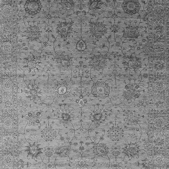 Machine Washable Oriental Gray Industrial Rug, wshurb2475gry