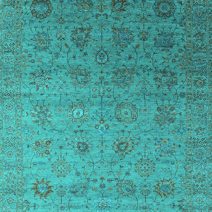 Oriental Turquoise Industrial Rug, urb2475turq