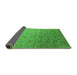 Sideview of Oriental Green Industrial Rug, urb2475grn