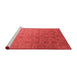 Industrial Red Washable Rugs