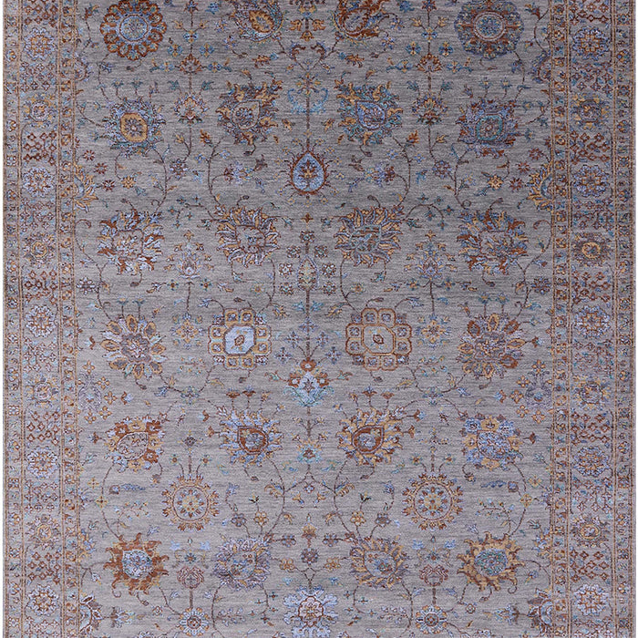 Machine Washable Industrial Modern Purple Rug, wshurb2475