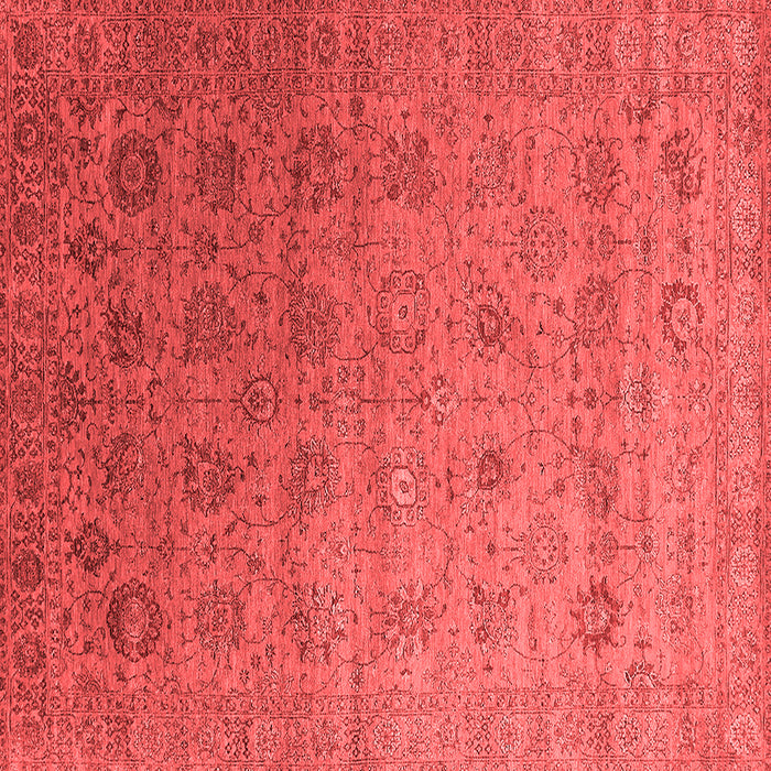 Machine Washable Oriental Red Industrial Rug, wshurb2475red