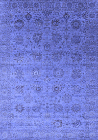 Oriental Blue Industrial Rug, urb2475blu