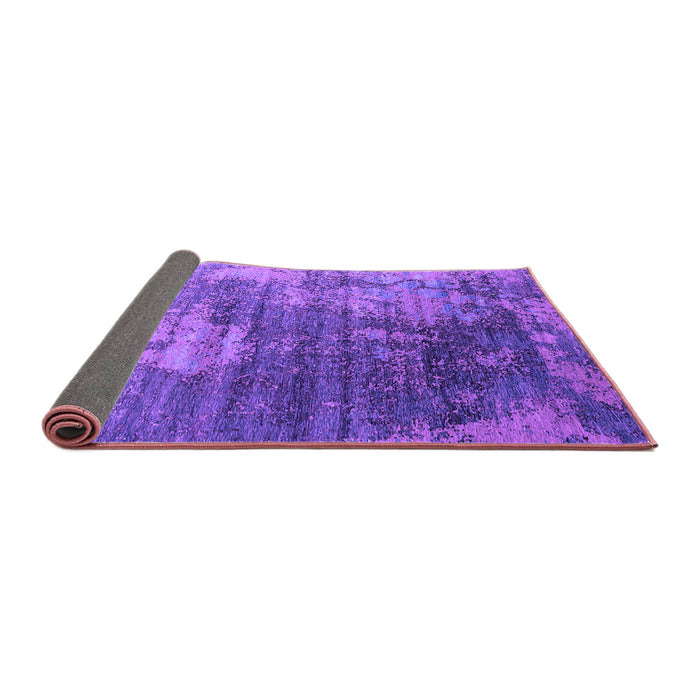 Sideview of Oriental Purple Industrial Rug, urb2476pur