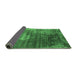 Sideview of Oriental Emerald Green Industrial Rug, urb2476emgrn