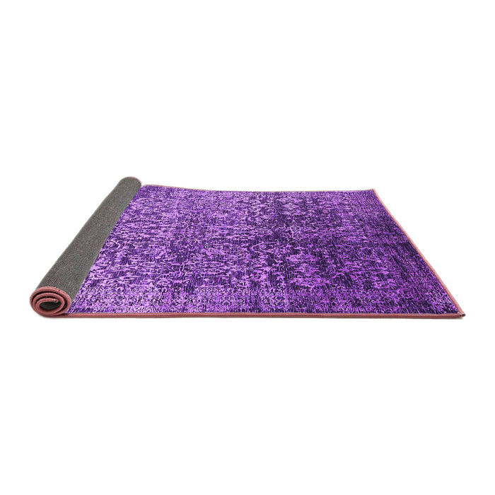 Sideview of Oriental Purple Industrial Rug, urb2477pur
