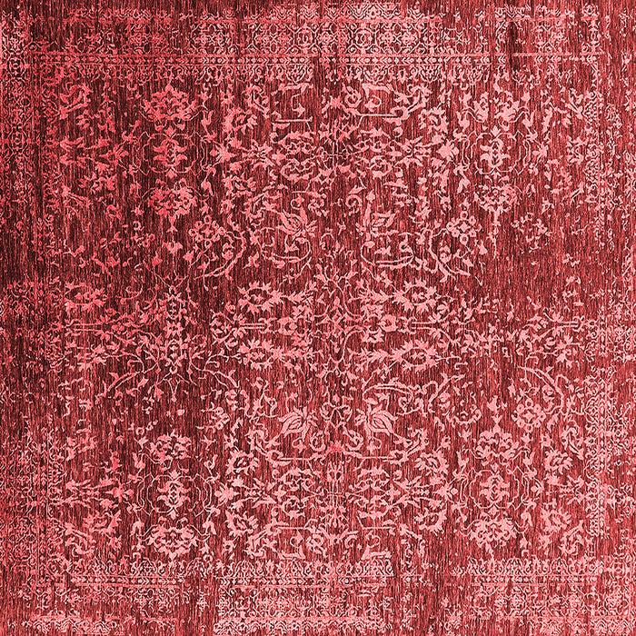 Machine Washable Oriental Red Industrial Rug, wshurb2477red