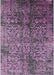 Mid-Century Modern Plum Purple Oriental Rug, urb2477