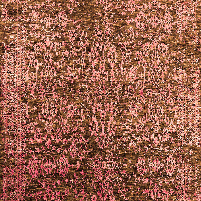 Oriental Orange Industrial Rug, urb2477org