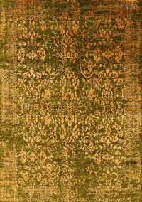 Oriental Yellow Industrial Rug, urb2477yw