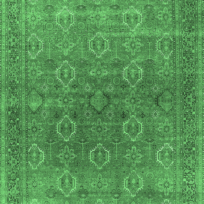 Oriental Emerald Green Industrial Rug, urb2478emgrn