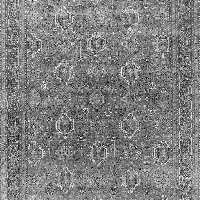 Machine Washable Oriental Gray Industrial Rug, wshurb2478gry