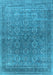 Oriental Light Blue Industrial Rug, urb2478lblu