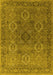 Oriental Yellow Industrial Rug, urb2479yw