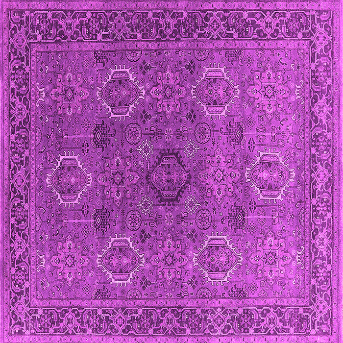 Square Oriental Pink Industrial Rug, urb2479pnk