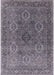 Machine Washable Industrial Modern Gray Rug, wshurb2479