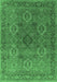 Oriental Emerald Green Industrial Rug, urb2479emgrn