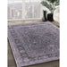 Machine Washable Industrial Modern Dark Gray Rug in a Family Room, wshurb2480