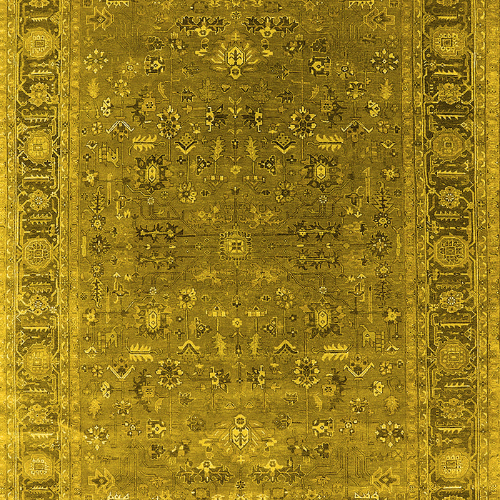 Oriental Yellow Industrial Rug, urb2480yw
