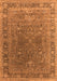 Machine Washable Oriental Orange Industrial Area Rugs, wshurb2480org