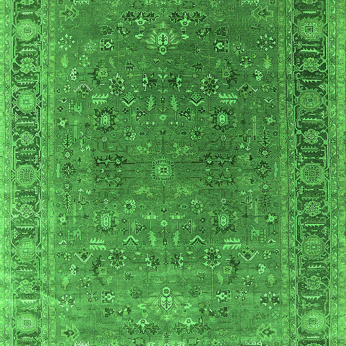 Oriental Green Industrial Rug, urb2480grn