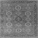 Square Oriental Gray Industrial Rug, urb2481gry