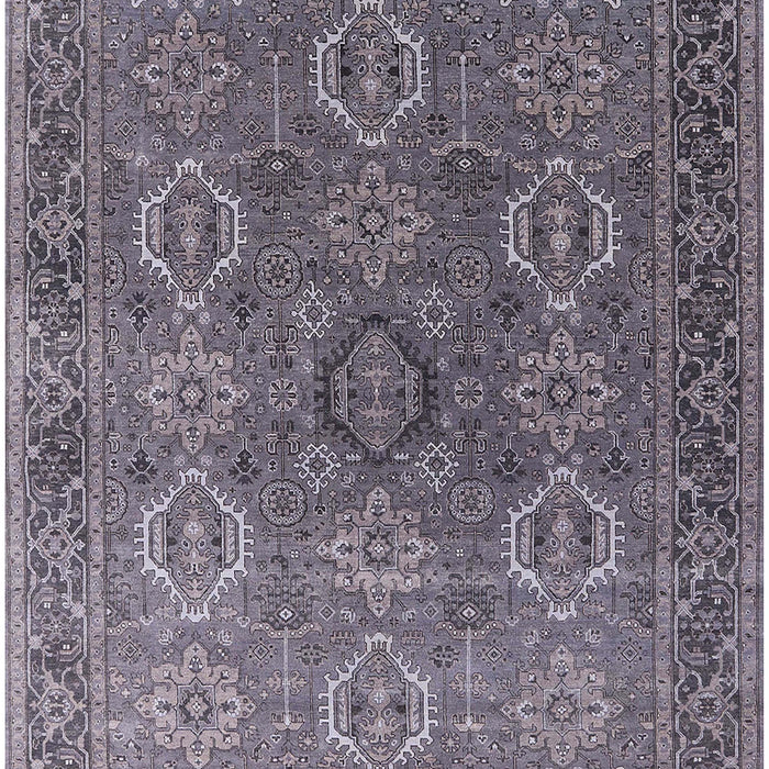 Mid-Century Modern Gray Oriental Rug, urb2481