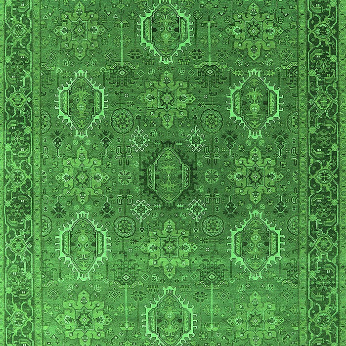 Oriental Green Industrial Rug, urb2481grn