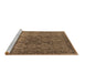 Sideview of Machine Washable Oriental Brown Industrial Rug, wshurb2481brn