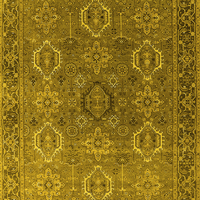 Oriental Yellow Industrial Rug, urb2481yw