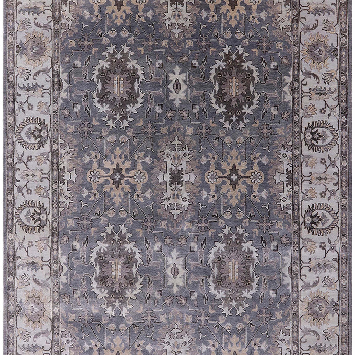 Machine Washable Industrial Modern Carbon Gray Rug, wshurb2482