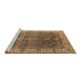 Sideview of Machine Washable Oriental Brown Industrial Rug, wshurb2482brn