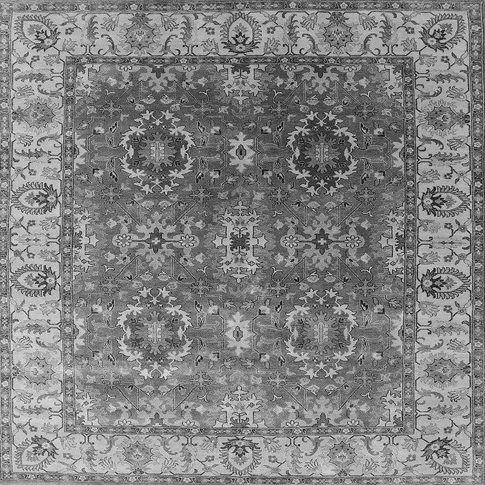 Square Oriental Gray Industrial Rug, urb2482gry