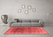 Industrial Red Washable Rugs