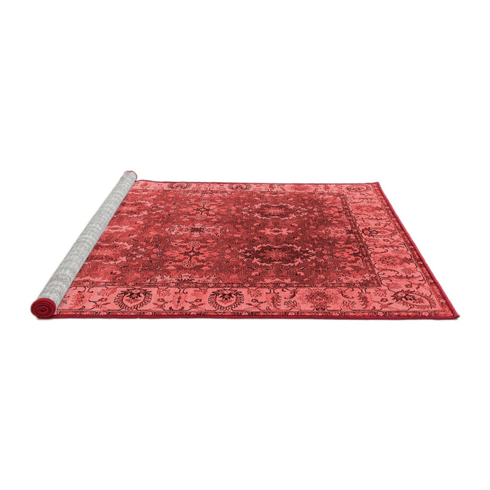 Industrial Red Washable Rugs