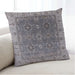 Lifestyle Image of Mid-Century Modern Urban Square Carbon Gray Throw Pillow, 18 inch by 18 inch, pwurb2482