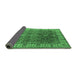 Sideview of Oriental Emerald Green Industrial Rug, urb2482emgrn