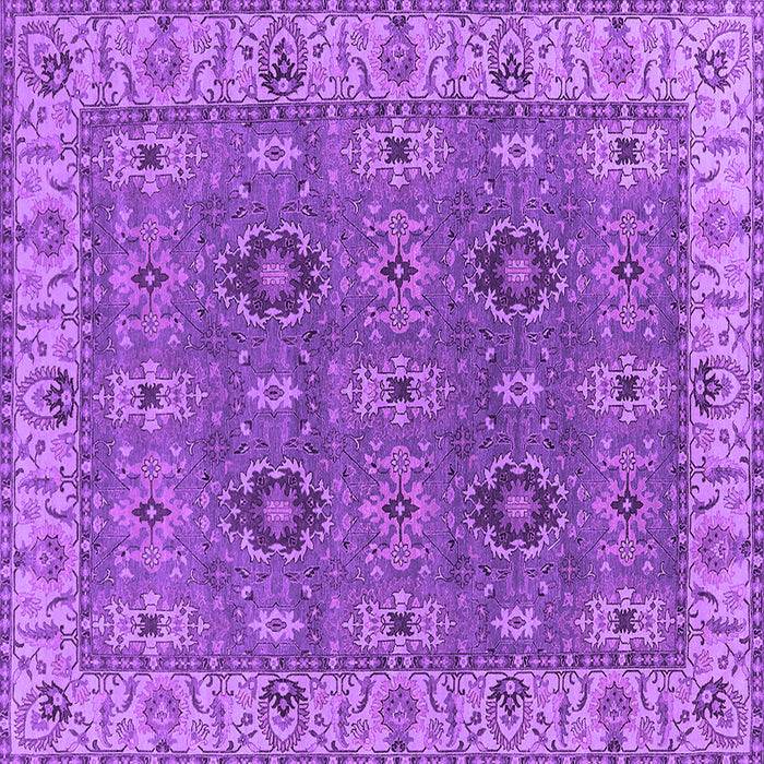 Square Oriental Purple Industrial Rug, urb2483pur