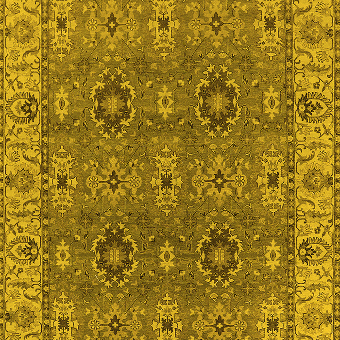 Oriental Yellow Industrial Rug, urb2483yw